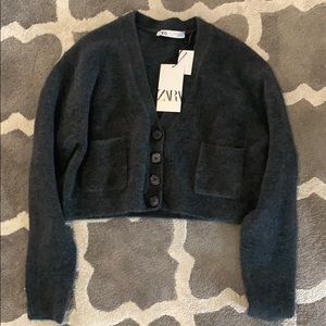 Zara cropped cardigan